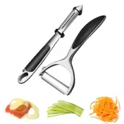 Vegetable Peeler for Kitchen, Potato Peelers, Y and I Shaped Swivel Stainless...