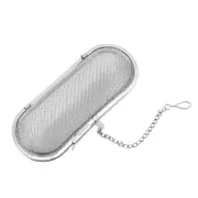 Stainless Steel Cooking Spices Infuser Fine Mesh Loose Tea Herbal Strainer Multi-purpose Residue Filter For Household silver