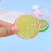 2 in Bulk Resin Lemon Slices Cabochons Flat Back Embellishments Art Decors 6 pcs