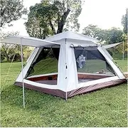 Large Tents for Camping for Family 4 Man Sun Protection Tent Stable Sturdy Tepee Tent for Hiking Camping