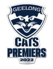 Geelong Cats 2022 AFL Premiers Logo Pin