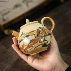 Dunhuang Kung Fu Teapot Household Vintage Ceramic Tea Set Home Retro Creative