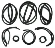 NEW 8-PC Hard Top to Tub & Window Seal Set w/Trim Groove / For 1966-1977 Bronco
