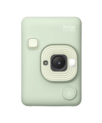 NEW FujiFilm Instax Mini LiPlay (USB-C)Instant Camera - Matcha Green