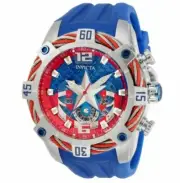 Invicta Marvel Captain America 52mm Limited Edition Quartz Chronograph 33162