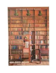 New - At Home With Books Jigsaw Puzzle Home Library Bookshelf 1000pc CICO Books