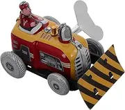 Milisten Retro Snowplow Truck Wind Up Classic Model for Photography Props Home Decoration Boys and Birthday Favor