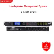 PA2 Speaker Management System 2 In 6 Out Loudspeaker Audio Processor for DBX
