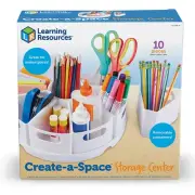 Learning Resources Create A Space Plastic Organizer Kits White (LER3806W)