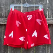 Grayson Threads Heart Boxer Sleep Shorts NWT | M