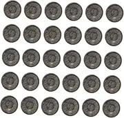CAXUSD Vegetable Blocks Gardening Starter 30pcs Compression Earth Blocks Peat Pellets