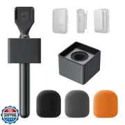 MELONARE MH-30 Handheld Microphone Holder, Wireless Lavalier Mic Stand Adapte