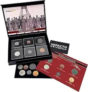World War II Coins: 6 Authentic Coins Used by The Germans in The Occupied Territories (1925/45) Collector's Souvenirs Includes Certificate of Authenticity
