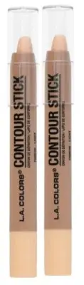2 LA Colors Contour LIGHT Stick C68638 Concealer Hides Dark Circles SEALED