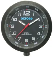 Oxford Analogue Motorcycle Clock, black for Men One Size
