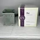 Scentsy FLINT Natural Slate & Glass Warmer Mineral Rock Collection Sleek & Edgy