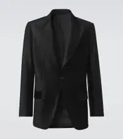 [Lardini] Lardini Velvet tuxedo jacket AU 93 black