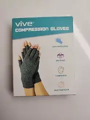 Vive Compression Gloves - Men Women Rheumatoid Arthritis Hand Glove Small