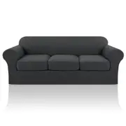 Microfiber Stretch Sofa Covers Couch Covers Slipcovers with Elastic Bottom