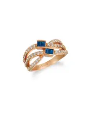 Le Vian 14K 1.30 ct. tw. Diamond & Blueberry Sapphire Cocktail Ring