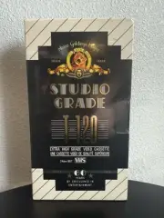 MGM Studio High Grade T120 Video Cassette VHS Tape Factory Sealed