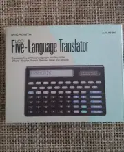MICRONTA Five Language Word & Phrase Translator
