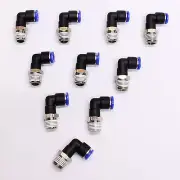 10pc One Touch Elbow Male 90 Fittings 10 mm OD - 1/4" BSPT MettleAir MTL10-02