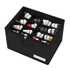 Space-saving Shoe Rack Capacity Storage Box with Transparent Lid Adjustable