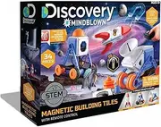 Discovery 1423005751 - RC Magnetic Building Tiles - Magnetic Intergalactic Model Building Set with Remote Control - for Children from 6 Years