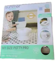 NEW Summer by Ingenuity My Size Potty Pro Toddler Chair 2 in 1 - White
