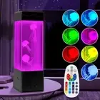LED Jellyfish Lava Lamp Jellyfish Lamp Electric Aquarium Tank Mood Night Light