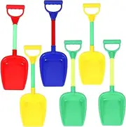6pcs Shovels for for Sand Sculptures and Winter Fun Safe and Beach Shovel Tool Random Color