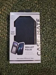 Case-Mate Wallet Folio Case - MagSafe for iPhone 14 Pro (6.1") - Black