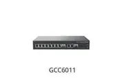 Grandstream GCC6011, 2 x 2.5 Gigabit SFP port and 10 x Gigabit Ethernet ports, Built-in IP PBX provides voice and video communications GCC6011