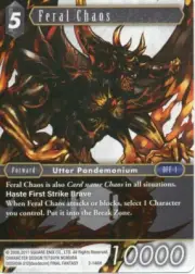 Final Fantasy TCG - Opus III - Feral Chaos #148H