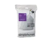 Simplehuman P Custom Fit Liners Extra Strong 20 Trash Bags 13-16 GAL