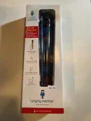 Singing Machine Light Up Karaoke Voice Activated Microphone Model SMM225BK NEW