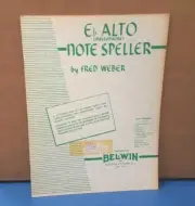Eb Alto Mellophone Note Speller Fred Weber Method Book New Old stock