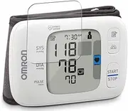 Puccy 3 Pack Screen Protector, compatible with Omron BP4350 HEM-6232T-Z Blood Pressure Monitor TPU Film Guard （ Not Tempered Glass Protectors）