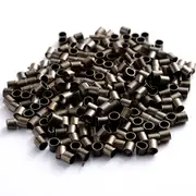 100pcs 2mm Antique Bronze Jewellery Crimps Tube Beads Findings Earrings Making