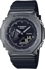 [Casio] G-Shock GM-2100BB-1A Analog Digital Black Strap Men's Watch, Black Dial, 49.3 × 44.4 × 11.8 mm