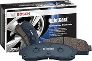 Bosch BP938 QuietCast Premium Semi-Metallic Disc Brake Pad Set For Jaguar: 2003-2006 S-Type, 2005 Super V8, 2004 Vanden Plas, 2004-2005 XJR; Front