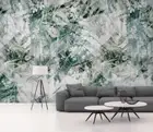 3D Abstract Leaves Wallpaper Wall Mural Removable Self-adhesive 781