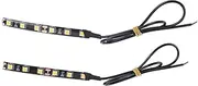 2x 6LED 5050 SMD Motorcycle LED Strip Turn Signal Indicator Blinker Light Amber