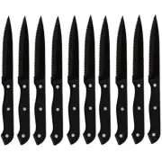 Steak Knives Set of 10 Stainless Steel Serrated Steak Knife Dishwasher Safe