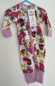 BONDS Disney Lion King Zippy Wondersuit Size 00 BNWT Pink 3-6 month