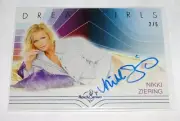 2017 Benchwarmer NIKKI ZIERING Dreamgirls #51 Blue Foil Autograph/5 PLAYBOY Sexy