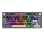 Royal Kludge RK M75 Gasket Structure 75% Layout Mechanical Keyboard Phantom Silver Switch