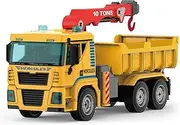 Construct IT Crane Truck – 80-Piece STEM Buildable Vehicle Kit – Build Your Own Crane Truck Model with Kid-Friendly Tools – Engineering Construction Toy for Kids Ages 5+