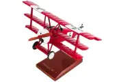 Germany Fokker DR.1 Red Baron Desk Top Display WWI Plane Model 1/24 SC Airplane